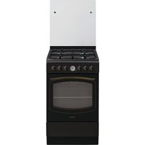 Kaasuliesi Indesit IS5G8MHAE sähköuunilla, 50cm, antrasiitti