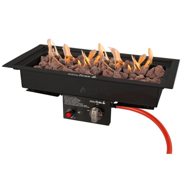Kaasupoltinyksikkö FlameTower liekkipöytiin, tee-se-itse-malli, 50x25cm