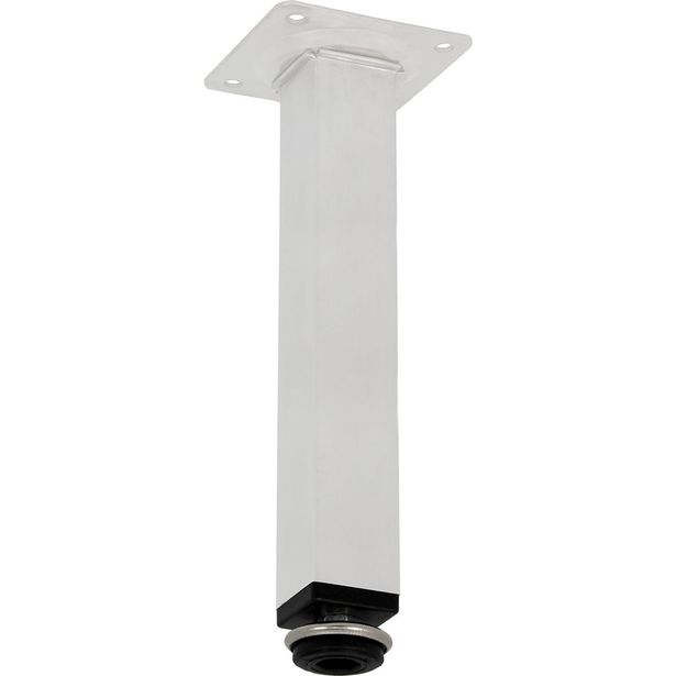 Kalustejalka Pisla, 25x750mm, valkoinen