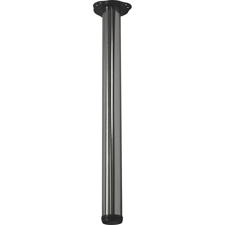 Kalustejalka Pisla, 60x710mm, harjattu nikkeli