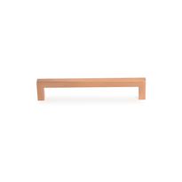 Kalustevedin Grip Cubix, 128mm, harjattu kupari