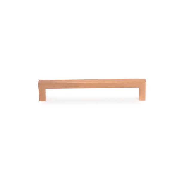 Kalustevedin Grip Cubix 128mm harjattu kupari