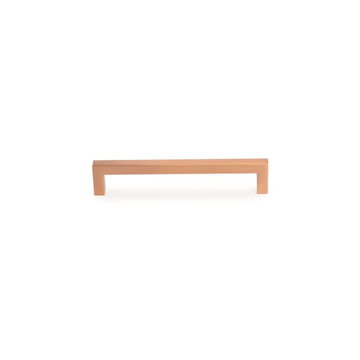 Kalustevedin Grip Cubix 128mm harjattu kupari