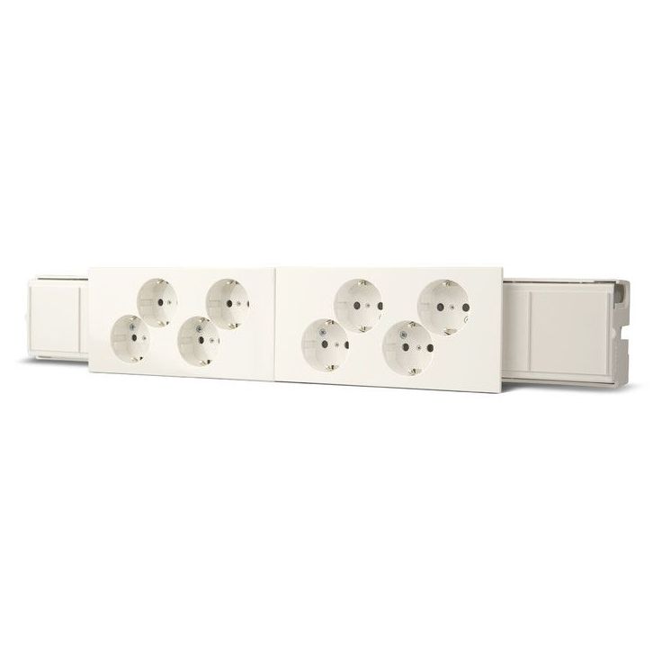 Kanavapistorasia Ensto Educt,  3-N 8S/16A/IP20, valkoinen