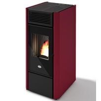 Pellettitakka Eva Calòr Milly 12.5kW, punainen
