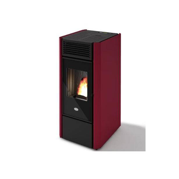Pellettitakka Eva Calòr Milly 13kW, punainen