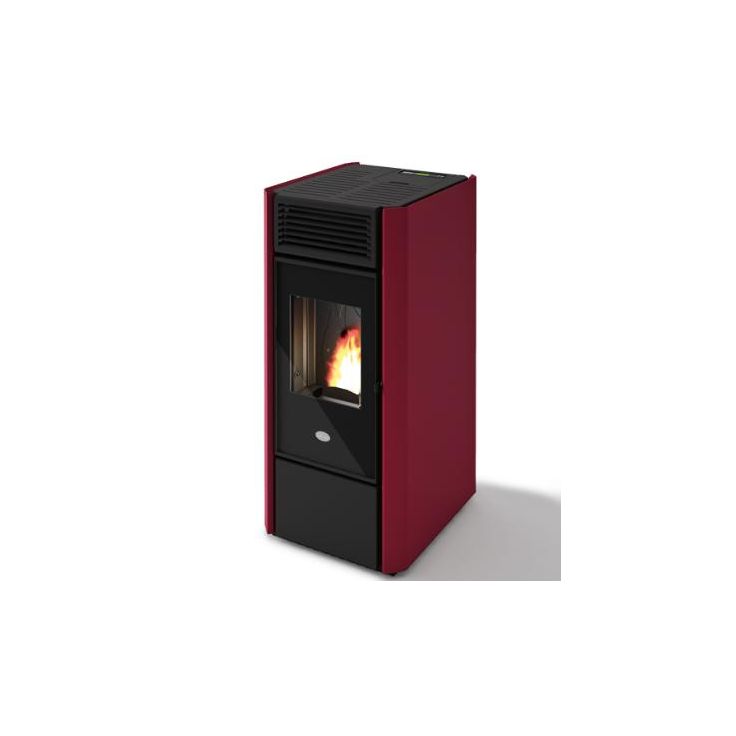 Pellettitakka Eva Calòr Milly 13kW, punainen