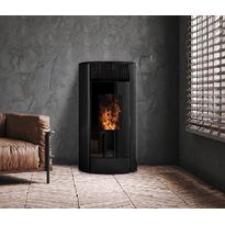 Pellettitakka Dicla Beatrice Glass 8kW, ilmakiertoinen