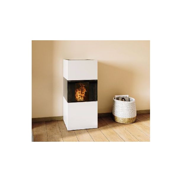 Pellettitakka Dicla Kim Glass 8kW, ilmakiertoinen