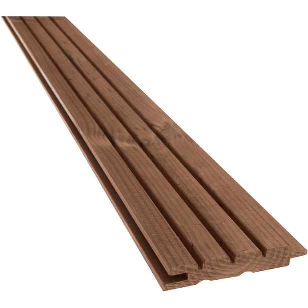 Sisustus-/saunapaneeli Karava Kallio 3-valeura 15x90x4500mm, lämpökäsitelty mänty