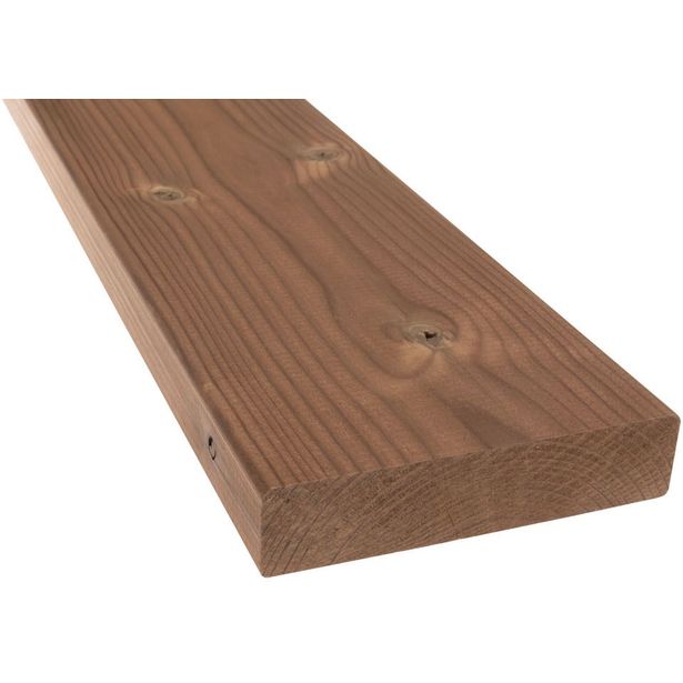 Lämpökäsitelty lauta Karava SHP, 26x117x4500mm, lämpökäsitelty mänty