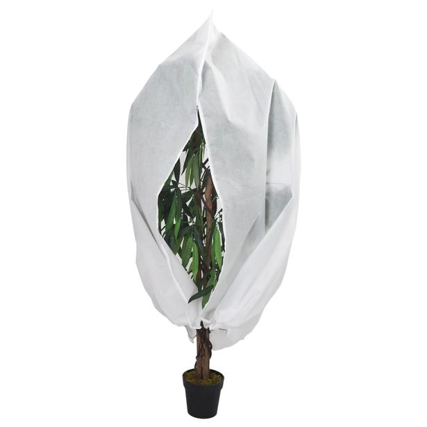 Kasvien fleecepeite vetoketjulla 10 kpl 70 g/m² 1x1,55 m (03548)