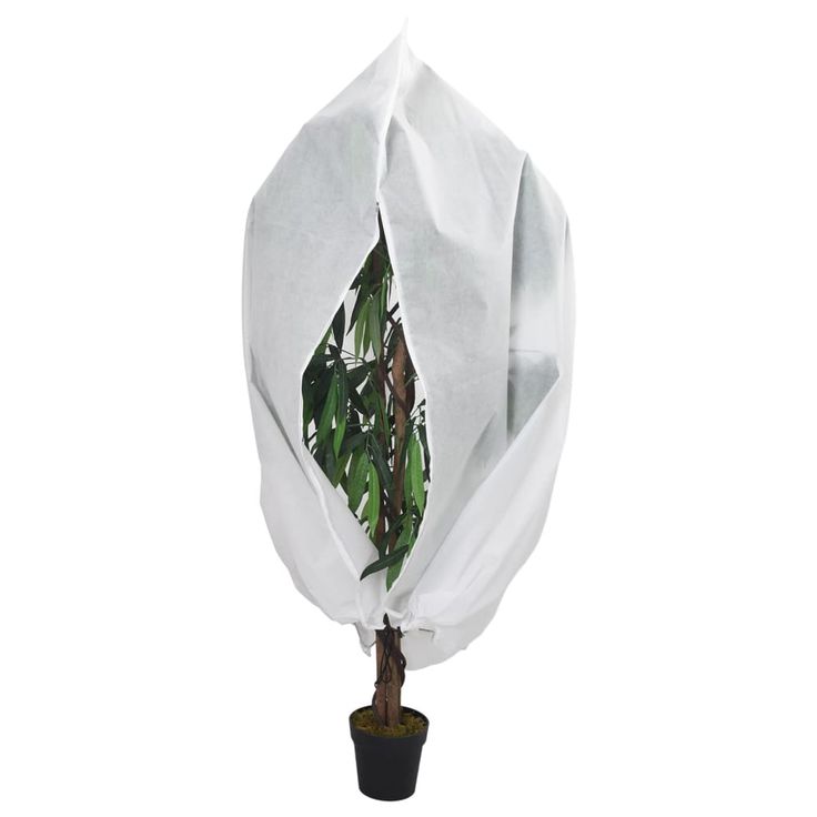 Kasvien fleecepeite vetoketjulla 10 kpl 70 g/m² 1x1,55 m (03548)