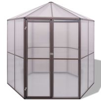 Kasvihuone alumiini 240x211x232 cm (48836)