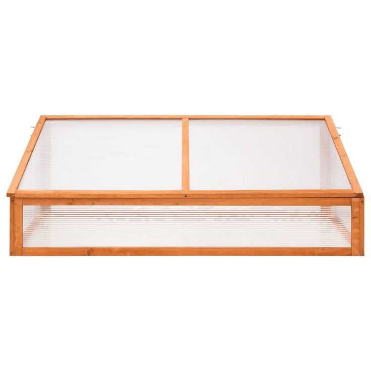 Kasvihuone oranssi 110x58,5x39 cm kuusi (62646)