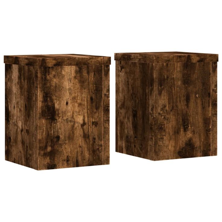 Kasvitelineet 2 kpl savutammi 15x15x20 cm tekninen puu (52892)