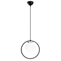 Kattovalaisin Linento Lighting Dolunay, musta/valkoinen