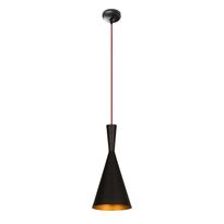 Kattovalaisin Linento Lighting Elmas, musta/punainen, Ø19cm