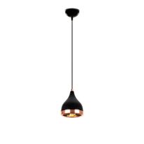 Kattovalaisin Linento Lighting Yildo, musta/kupari, Verkkokaupan poistotuote