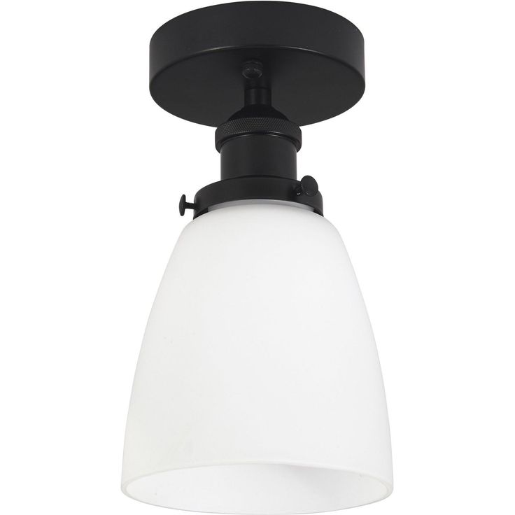 Kattovalaisin PR Home Kappa, Ø140x250mm, musta/opaalivalkoinen