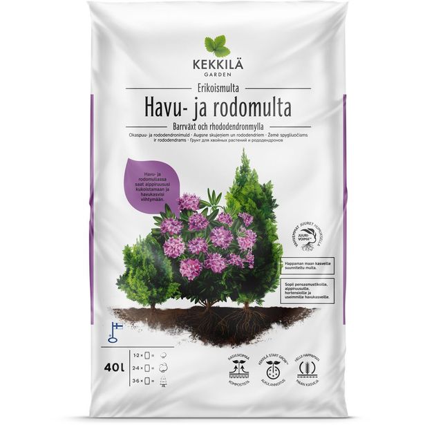 Havu- ja rodomulta Kekkilä 70 säkkiä x 40l/lava, 2800 litraa