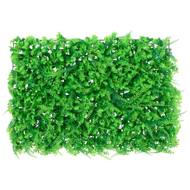 Keinotekoinen saniaisaita 24 kpl vihreä 40x60 cm (66647)
