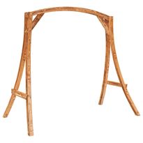Keinuteline tiikkiviimeistelty täysi taivutettu puu (13934)