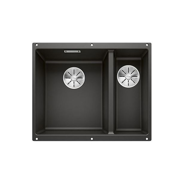 Keittiöallas Blanco Subline 340/160-U, Silgranit, mattamusta