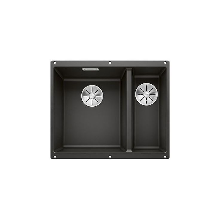 Keittiöallas Blanco Subline 340/160-U, Silgranit, mattamusta