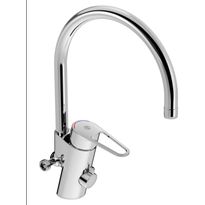 Keittiöhana Gustavsberg New Nautic, korkea malli, APK-liitäntä, energialuokka B, Cold Start, kromi
