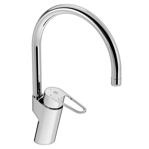 Keittiöhana Gustavsberg Nautic, korkea malli, lyijytön, energialuokka A, kromi