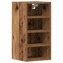 Keittiön yläkaappi riippuva vanha puu 30x29,5x60 cm suunniteltu puu (54173)