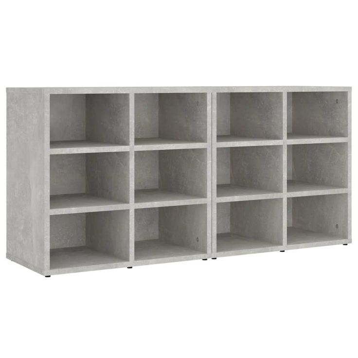 Kenkäkaappi 2kpl betoninharmaa 52,5x30x50 cm (08693)