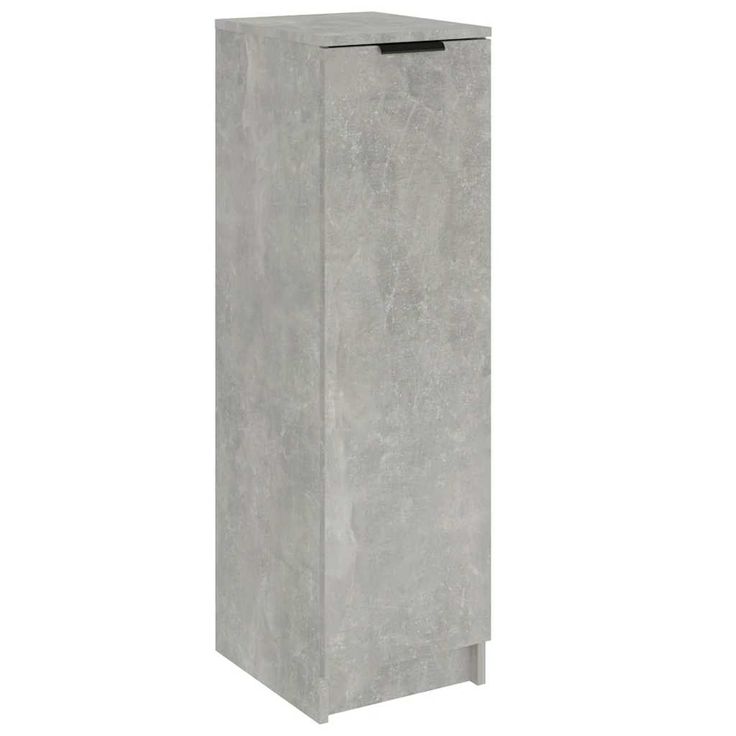 Kenkäkaappi betoninharmaa 30x35x100 cm tekninen puu (11434)