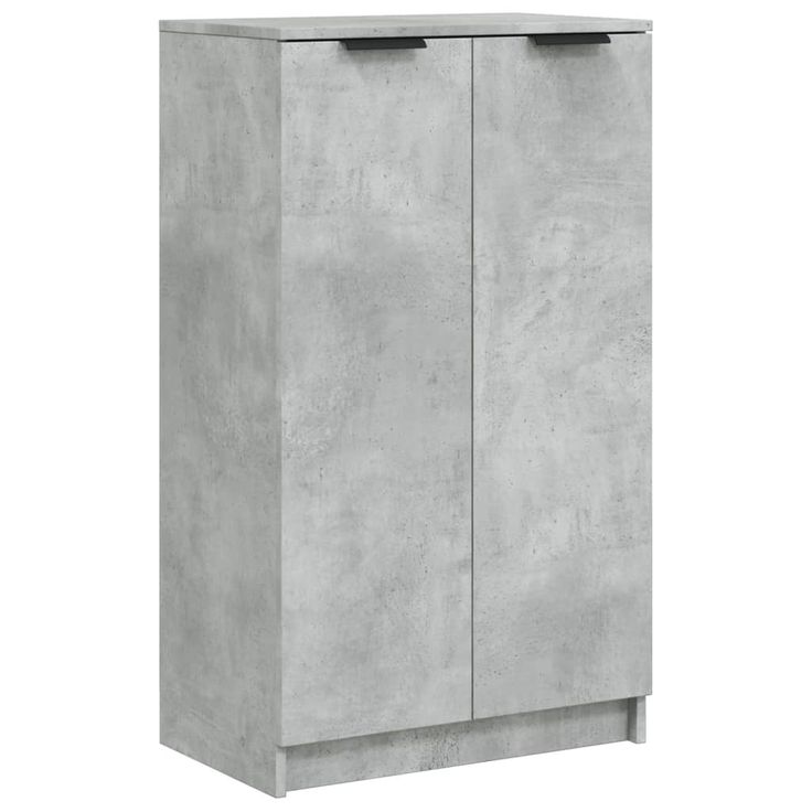 Kenkäkaappi betoninharmaa 59x35x100cm tekninen puu (11443)