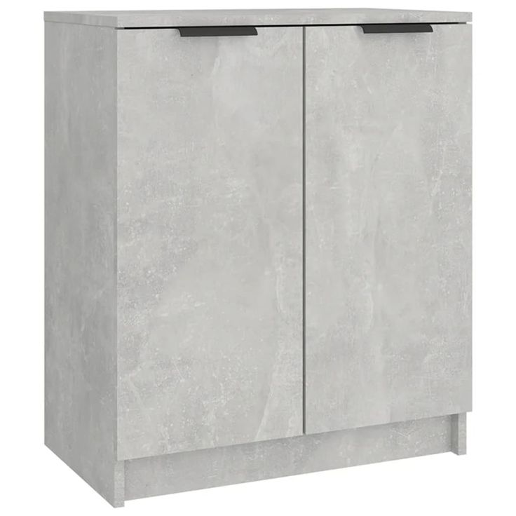 Kenkäkaappi betoninharmaa 59x35x70 cm tekninen puu (11425)