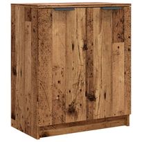 Kenkäkaappi vanha puu 59x35x70 cm tekninen puu (56989)