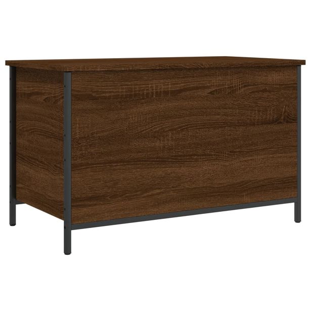 Kenkäpenkki ruskea tammi 80x42,5x50 cm tekninen puu (39017)