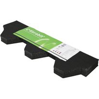 Kattohuopa Kerabit K+, musta 3 m²/pkt