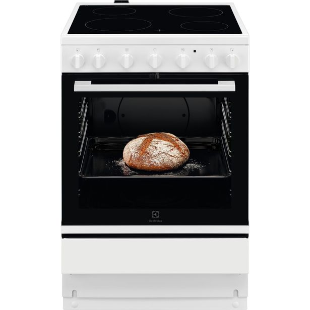 Keraaminen liesi Electrolux LKR60003NW, 60cm, valkoinen