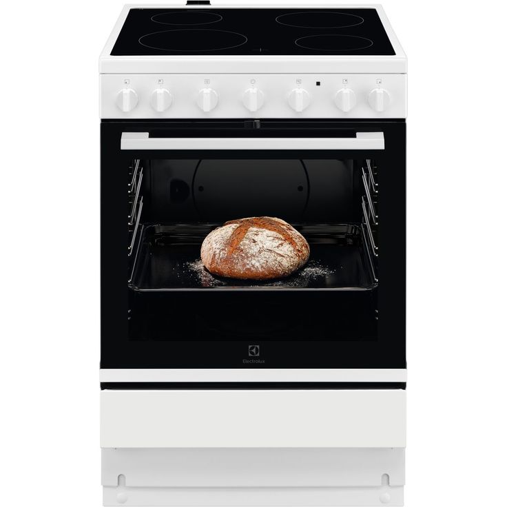 Keraaminen liesi Electrolux LKR60003NW, 60cm, valkoinen