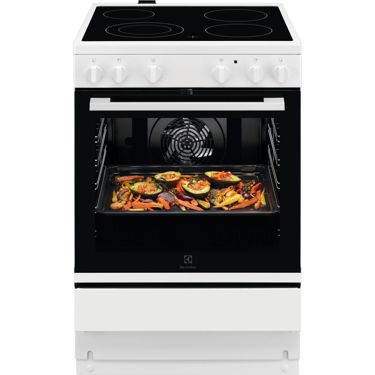 Keraaminen liesi Electrolux LKR64001NW, 60cm, valkoinen