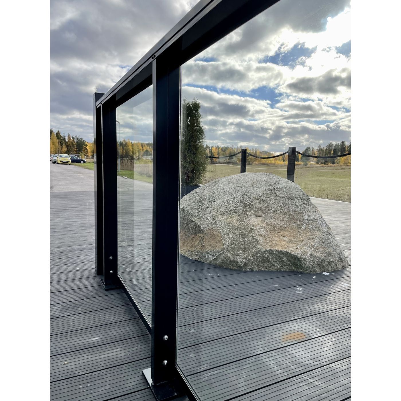 Lasikaide Keraplast, kirkas lasi, mittatilaus