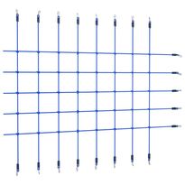 Kiipeilyverkko 200x150 cm sininen