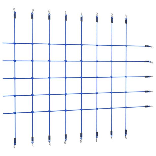 Kiipeilyverkko 200x150 cm sininen