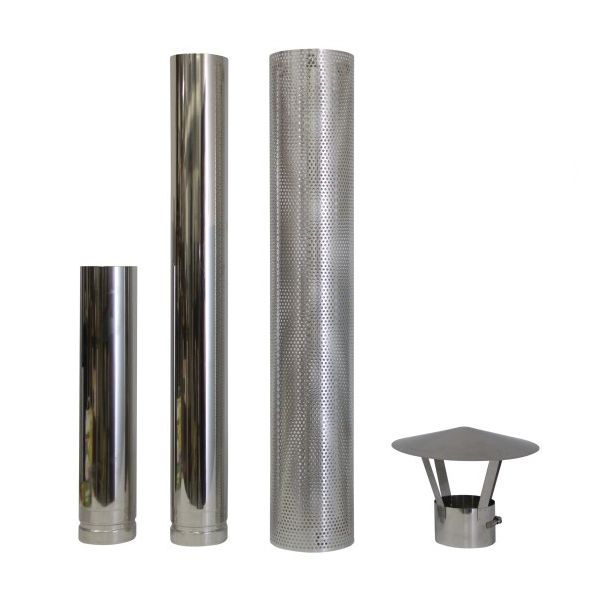 Savupiippupaketti Kirami, 1500mm, 120mm