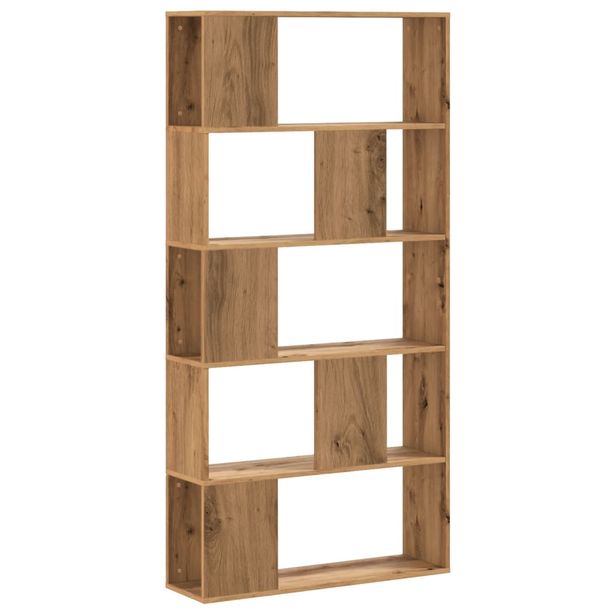 Kirjahylly 5 tasoa artesaani tammi 80,5x23,5x162,5 cm puu (52779)