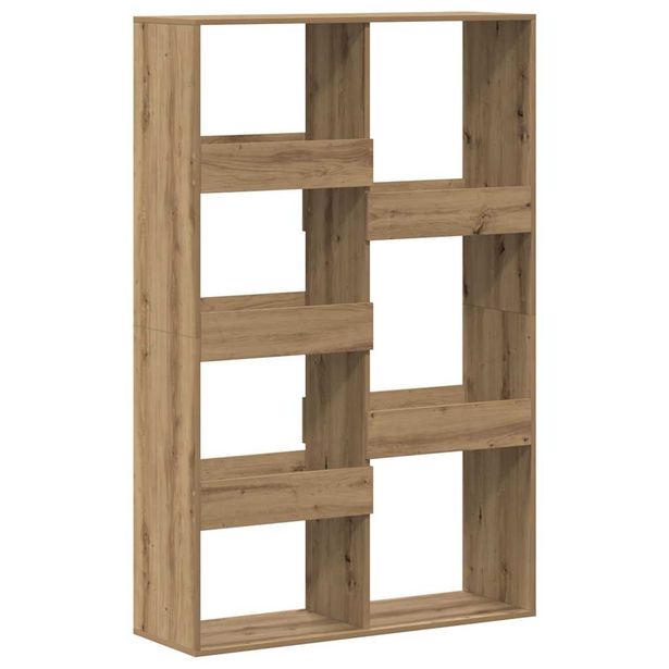 Kirjahylly artesaani tammi 100x33x155,5 cm tekninen puu (09401)