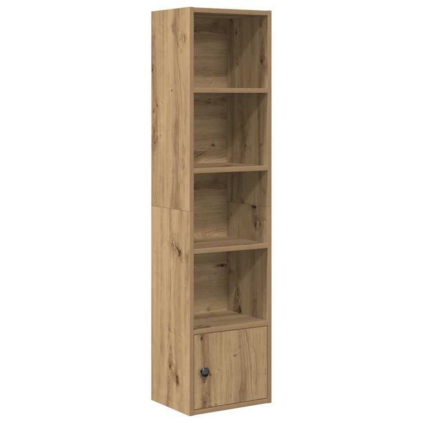 Kirjahylly artesaani tammi 31x24x127 cm tekninen puu (60354)