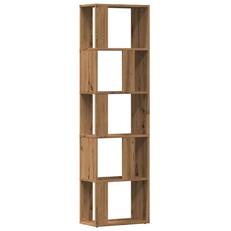 Kirjahylly artesaani tammi 45x24x159 cm tekninen puu (55785)